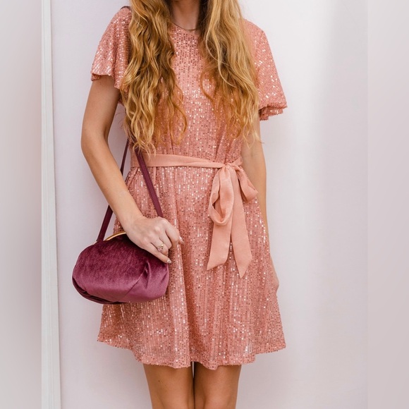 LC Lauren Conrad Dresses & Skirts - LC Pink Sequin Dress